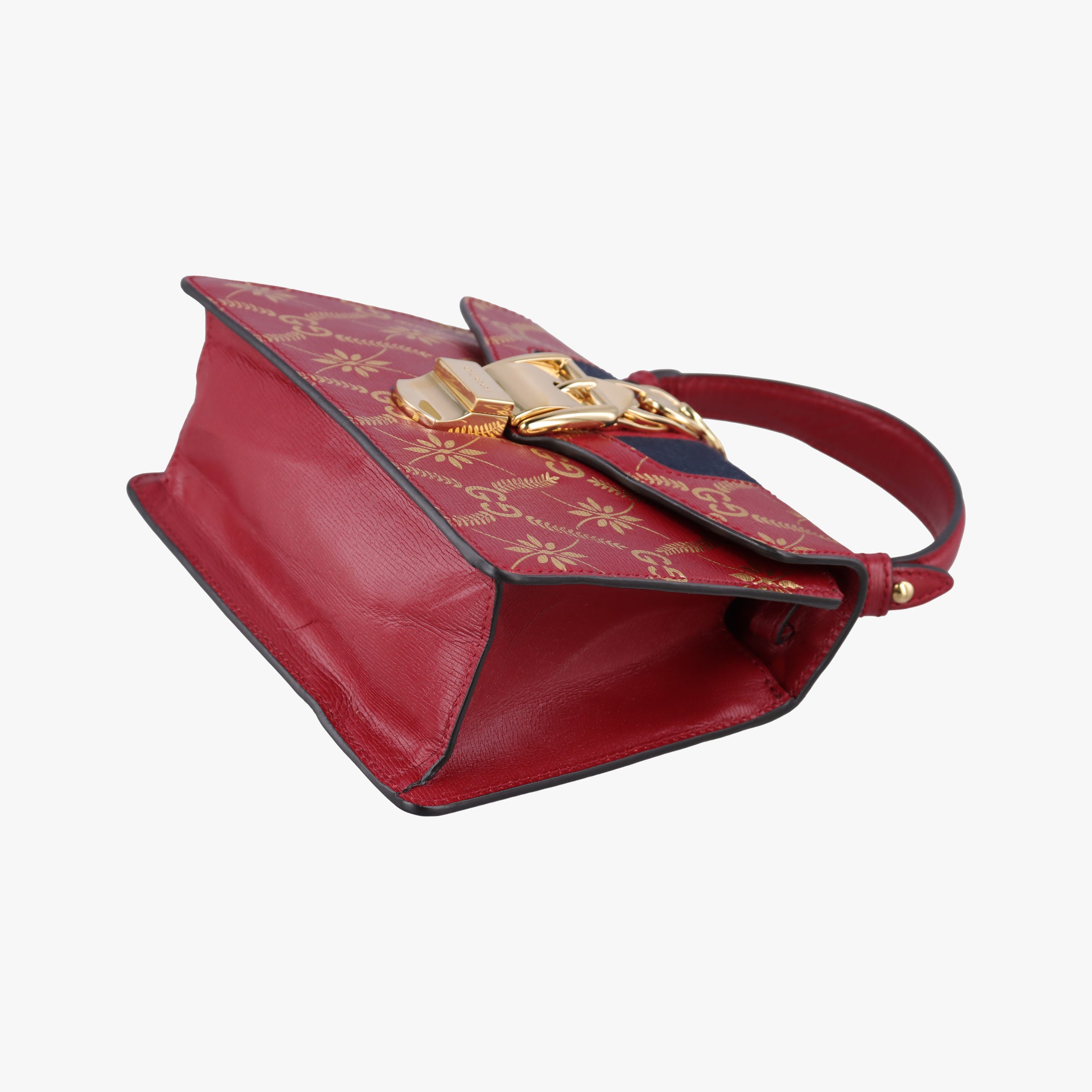 Sylvie red×Multicolour Leather 470270 I032590880シルヴィ レッド×マルチカラー レザー 470270 I032590880