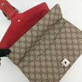 Dionysus beige×red PVC coated canvas x Suede 400249 F023748769ディオニュソス ベージュ×レッド PVCコーティングキャンバスxスエード 400249 F023748769