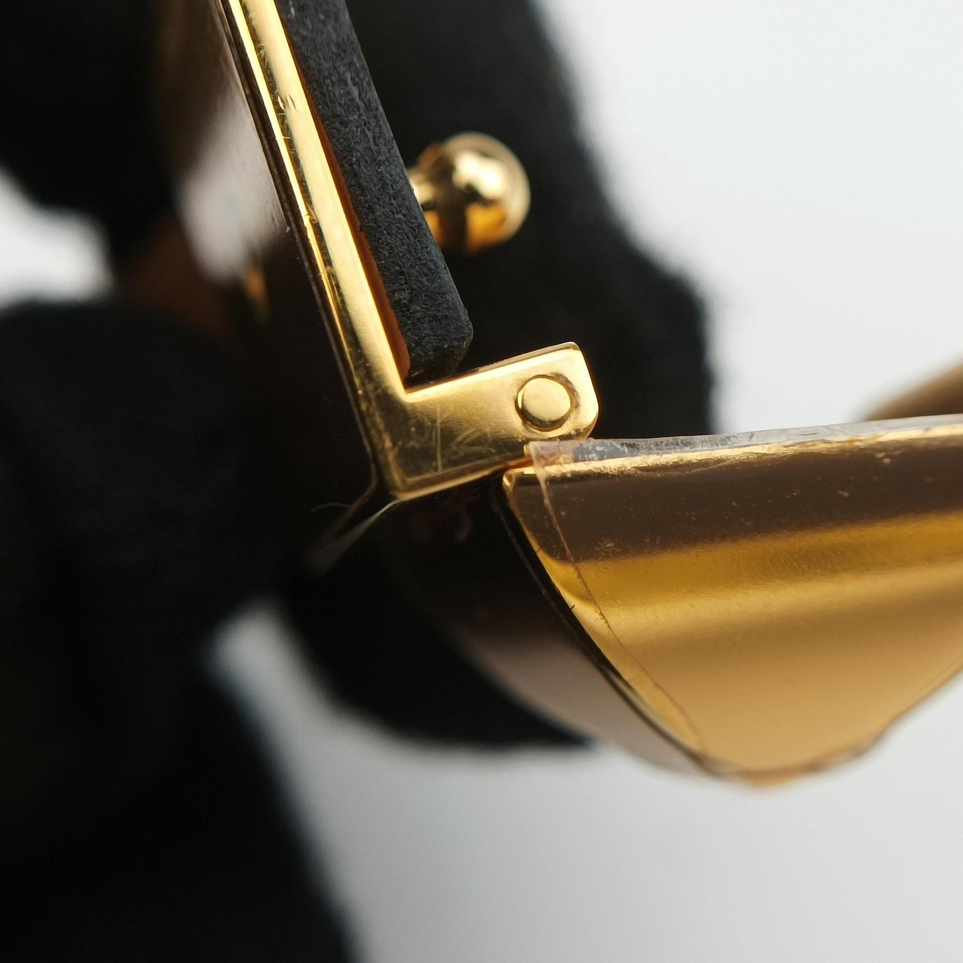 Medor Infini Black×golden Leather T2メドール アンフィニ ブラック×ゴールド レザー　 T2