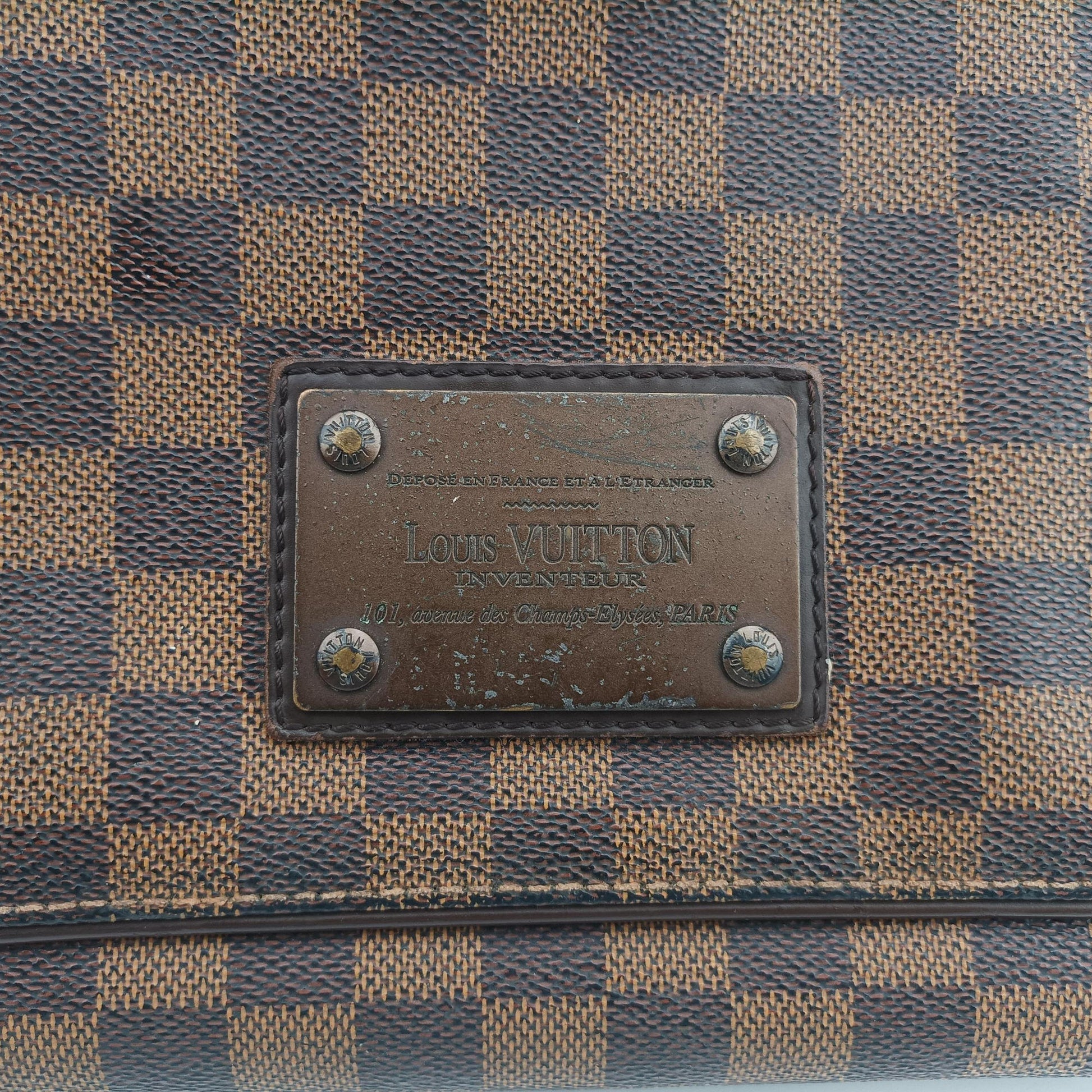 BROOKLYN MM EBENE Damier Canvas N51211 CA2141ブルックリンMM エベヌ ダミエキャンバス N51211 CA2141