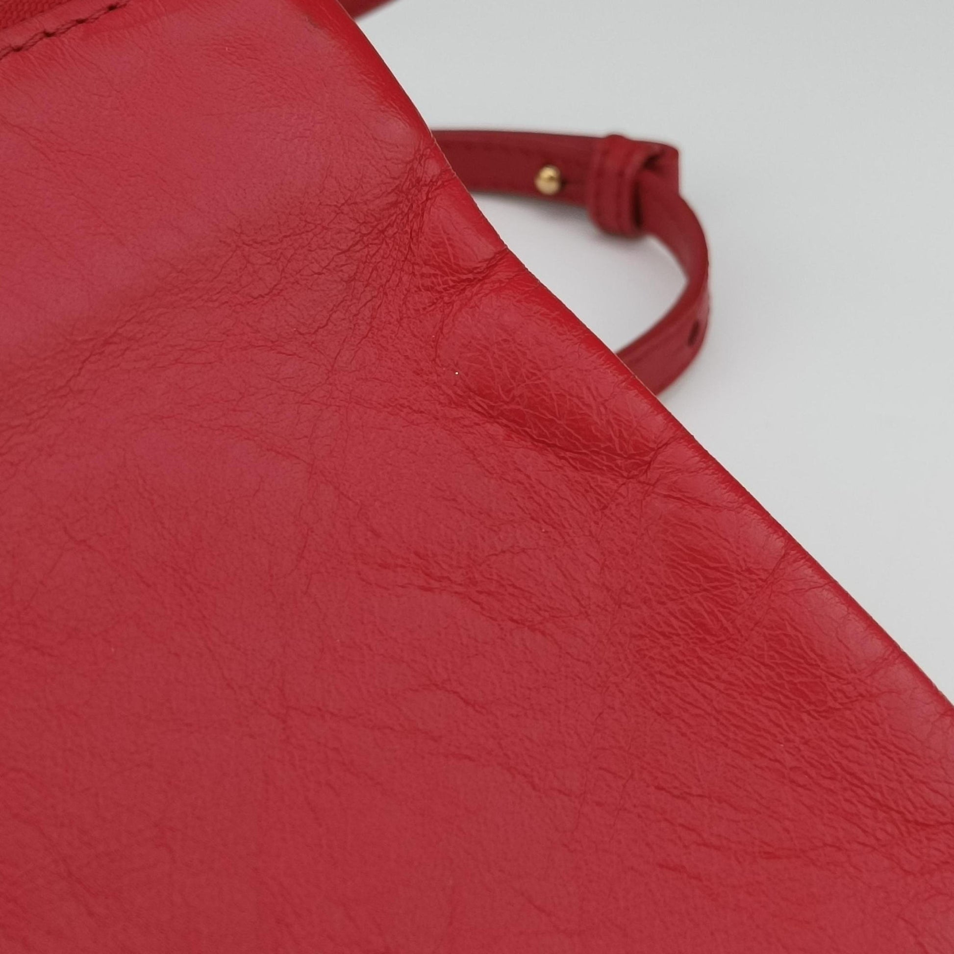 TRIO Red lambskin S-PA-1102トリオ レッド ラムスキン S-PA-1102