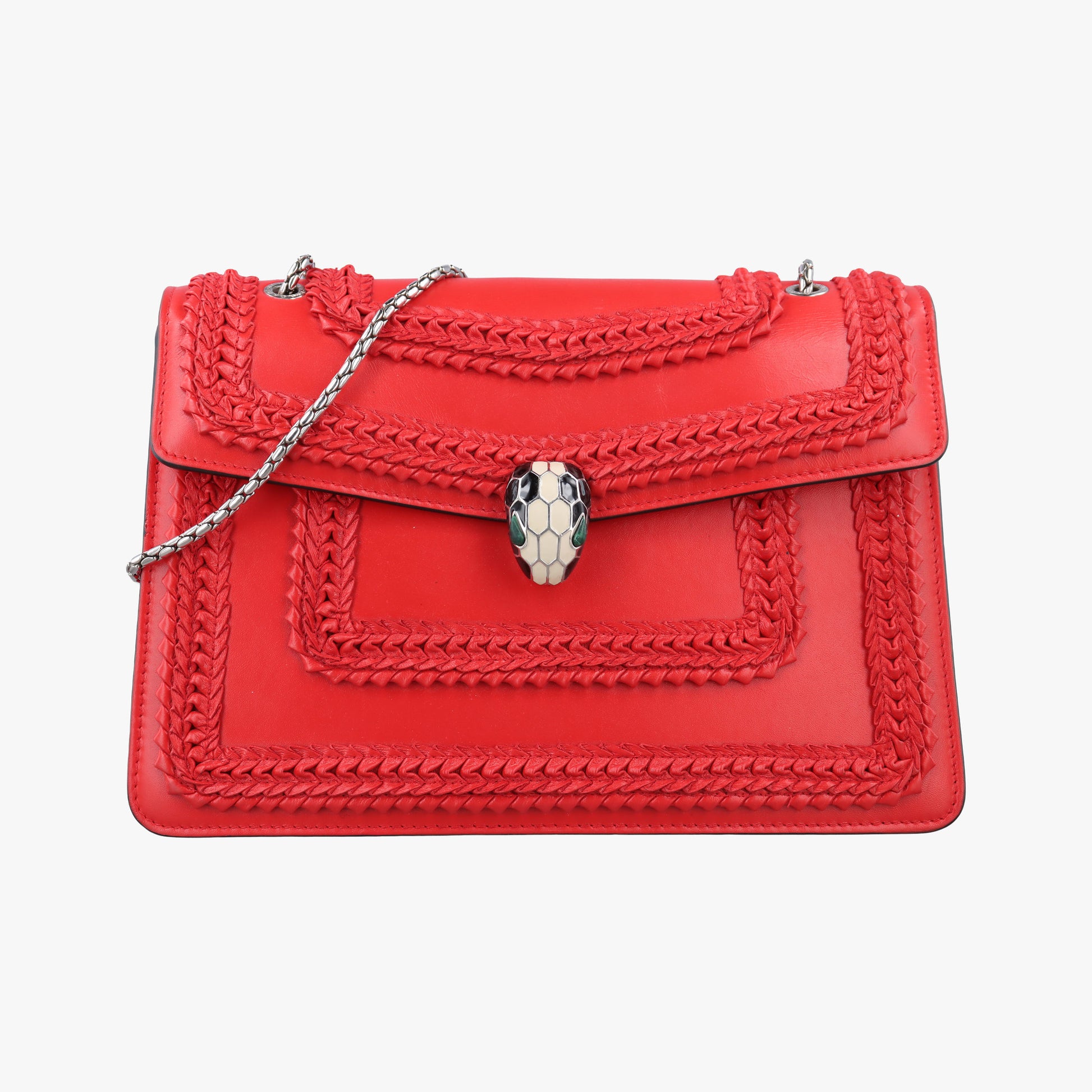 Serpenti Forever Red leather MM.L14.37797セルペンティ フォーエバー レッド レザー MM.L14.37797