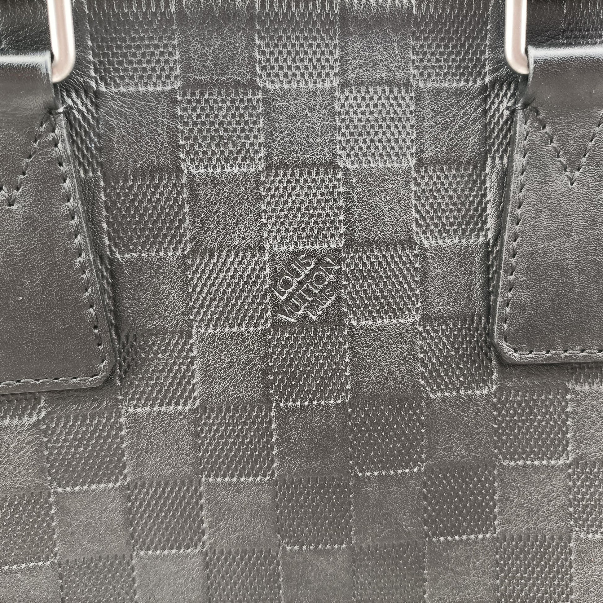 Porte Documents Jour Noir Damier Graphite N48224 CA3163ポルトドキュマン ジュール ノワール ダミエ グラフィット N48224 CA3163