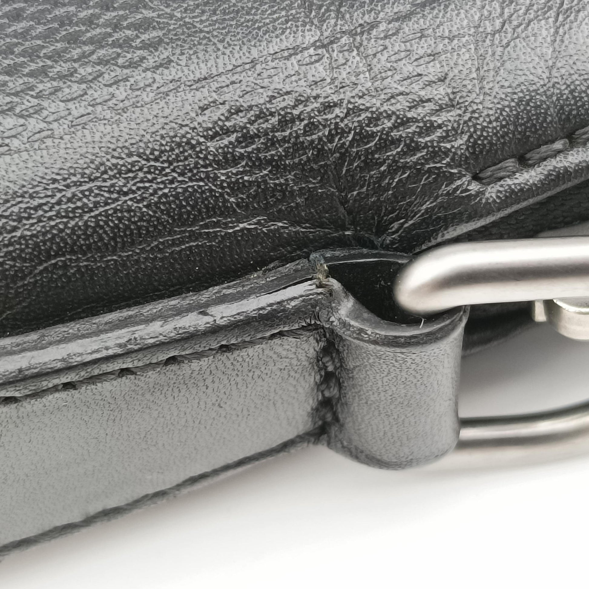 Porte Documents Jour Noir Damier Graphite N48224 CA3163ポルトドキュマン ジュール ノワール ダミエ グラフィット N48224 CA3163