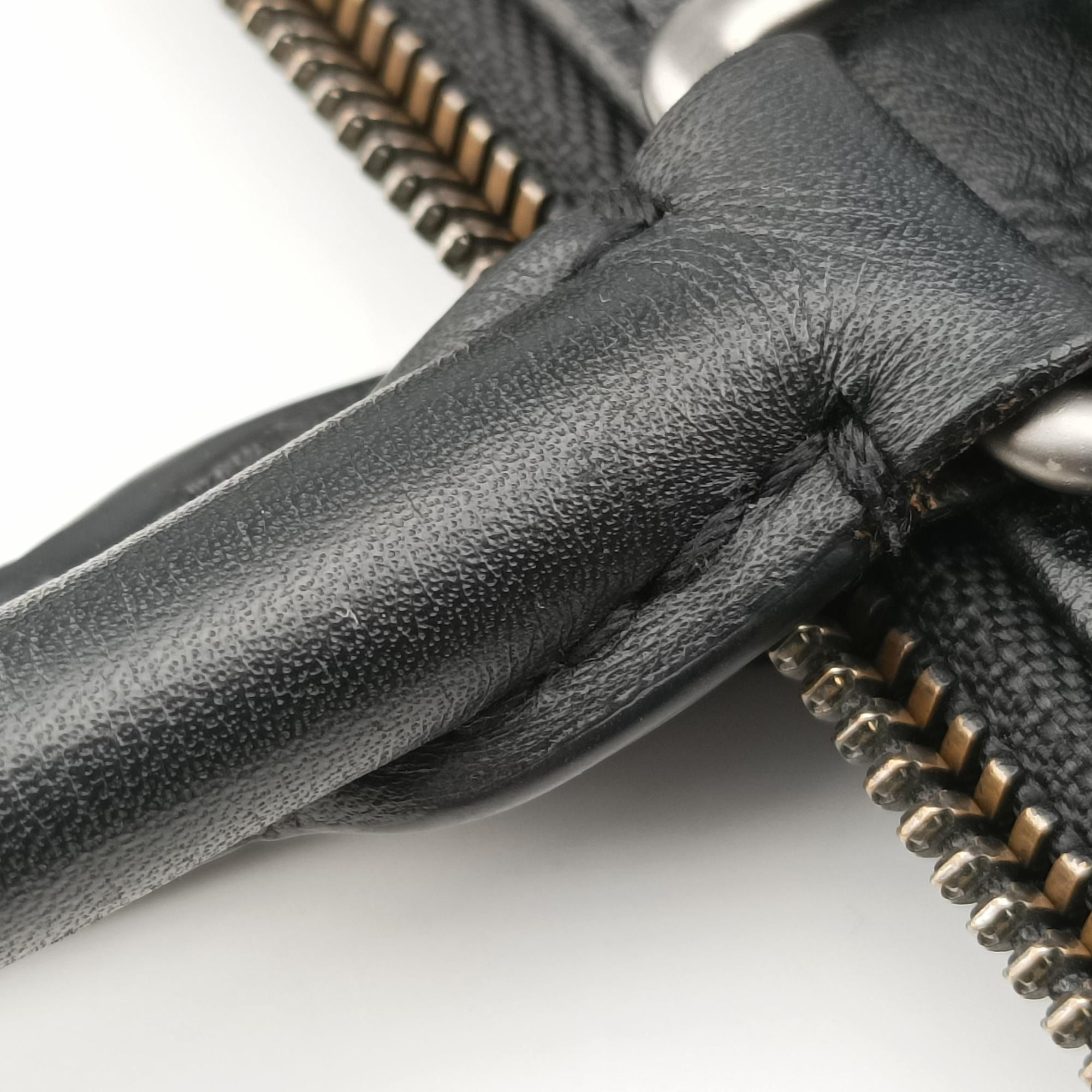 Porte Documents Jour Noir Damier Graphite N48224 CA3163ポルトドキュマン ジュール ノワール ダミエ グラフィット N48224 CA3163