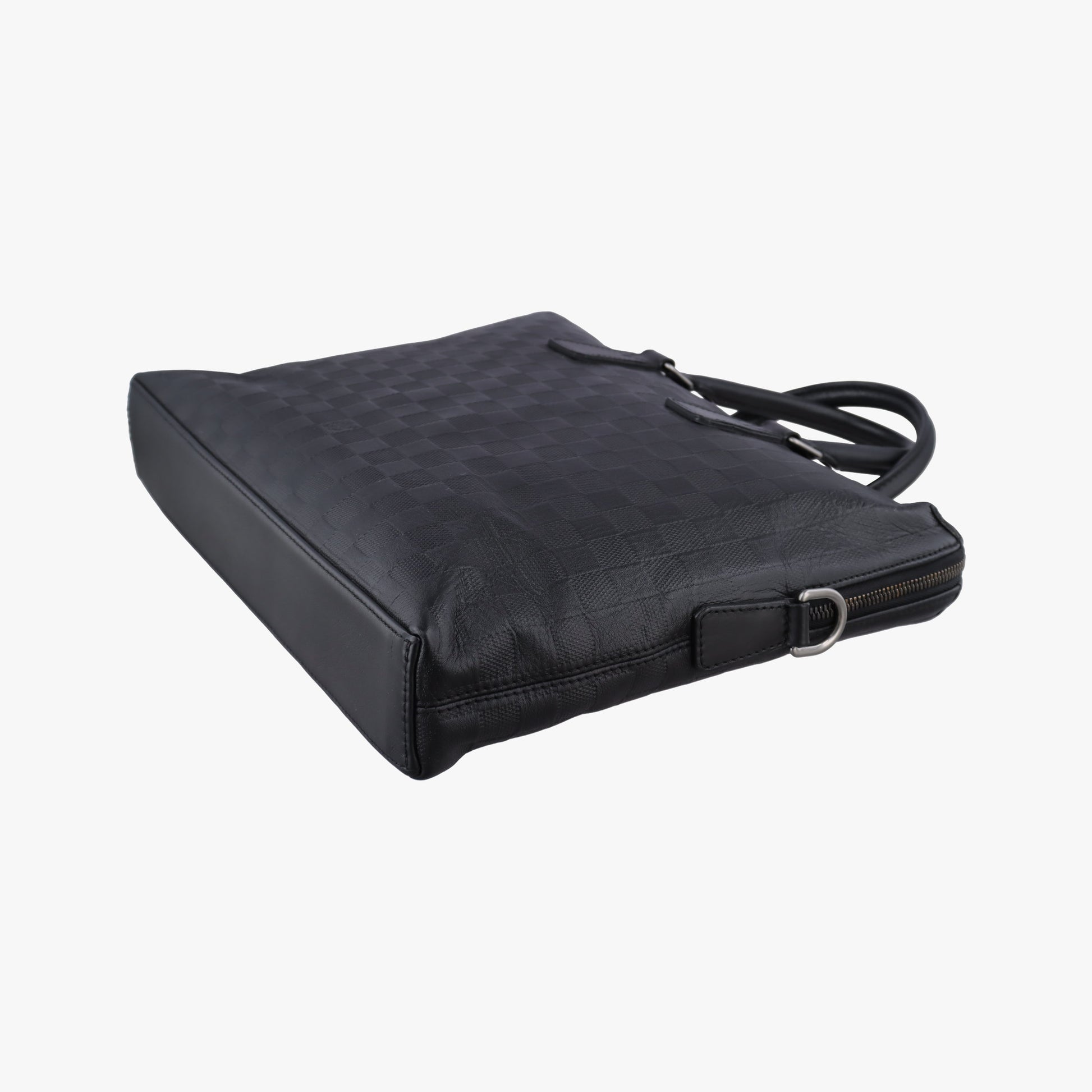 Porte Documents Jour Noir Damier Graphite N48224 CA3163ポルトドキュマン ジュール ノワール ダミエ グラフィット N48224 CA3163