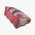 Soft GG Supreme Courrier Duffle Beige × Red PVC coated canvas×Leather 459311 F021128197ソフトGGスプリーム クーリエ ダッフル ベージュ × レッド PVCコーティングキャンバス×レザー 459311 F021128197