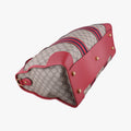 Soft GG Supreme Courrier Duffle Beige × Red PVC coated canvas×Leather 459311 F021128197ソフトGGスプリーム クーリエ ダッフル ベージュ × レッド PVCコーティングキャンバス×レザー 459311 F021128197