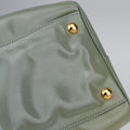 Bowling Bag Green Patent SAFFIANO Leather BL0797 214ボウリングバッグ グリーン パテント サフィアーノレザー BL0797 214