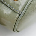 Bowling Bag Green Patent SAFFIANO Leather BL0797 214ボウリングバッグ グリーン パテント サフィアーノレザー BL0797 214