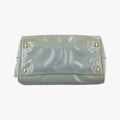 Bowling Bag Green Patent SAFFIANO Leather BL0797 214ボウリングバッグ グリーン パテント サフィアーノレザー BL0797 214