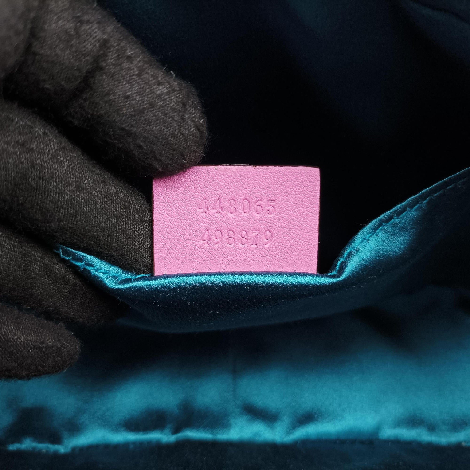 GG Marmont Pink velour 448065 I023189020GGマーモント ピンク ベロア 448065 I023189020