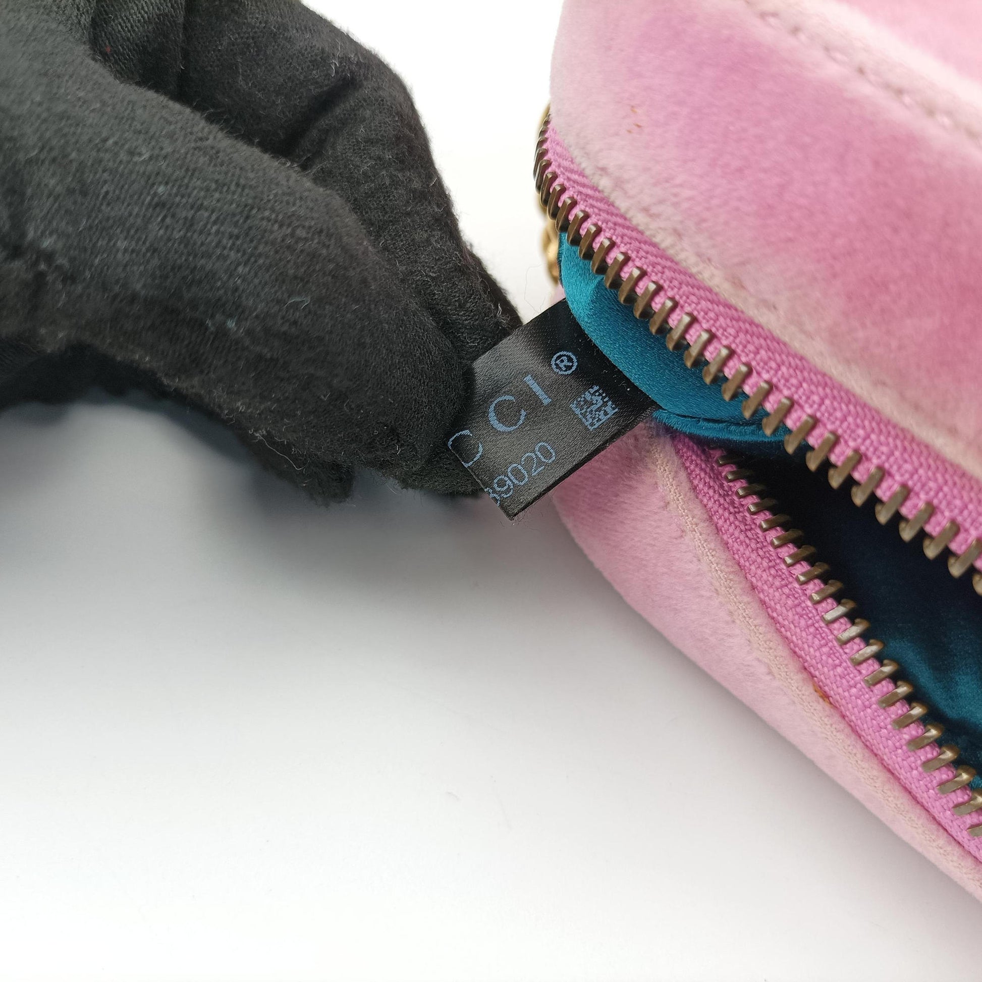 GG Marmont Pink velour 448065 I023189020GGマーモント ピンク ベロア 448065 I023189020