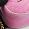 GG Marmont Pink velour 448065 I023189020GGマーモント ピンク ベロア 448065 I023189020
