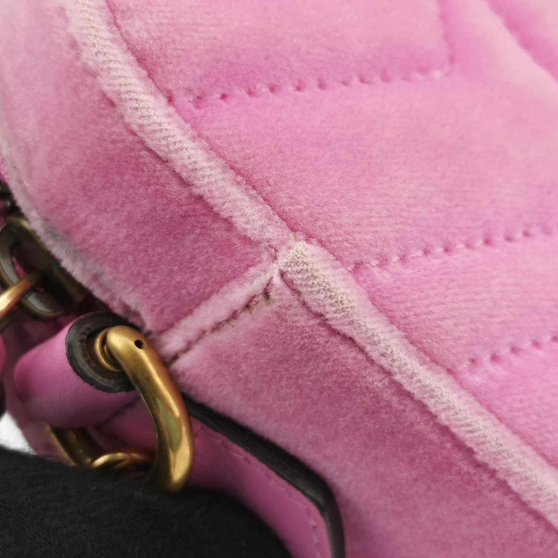 GG Marmont Pink velour 448065 I023189020GGマーモント ピンク ベロア 448065 I023189020