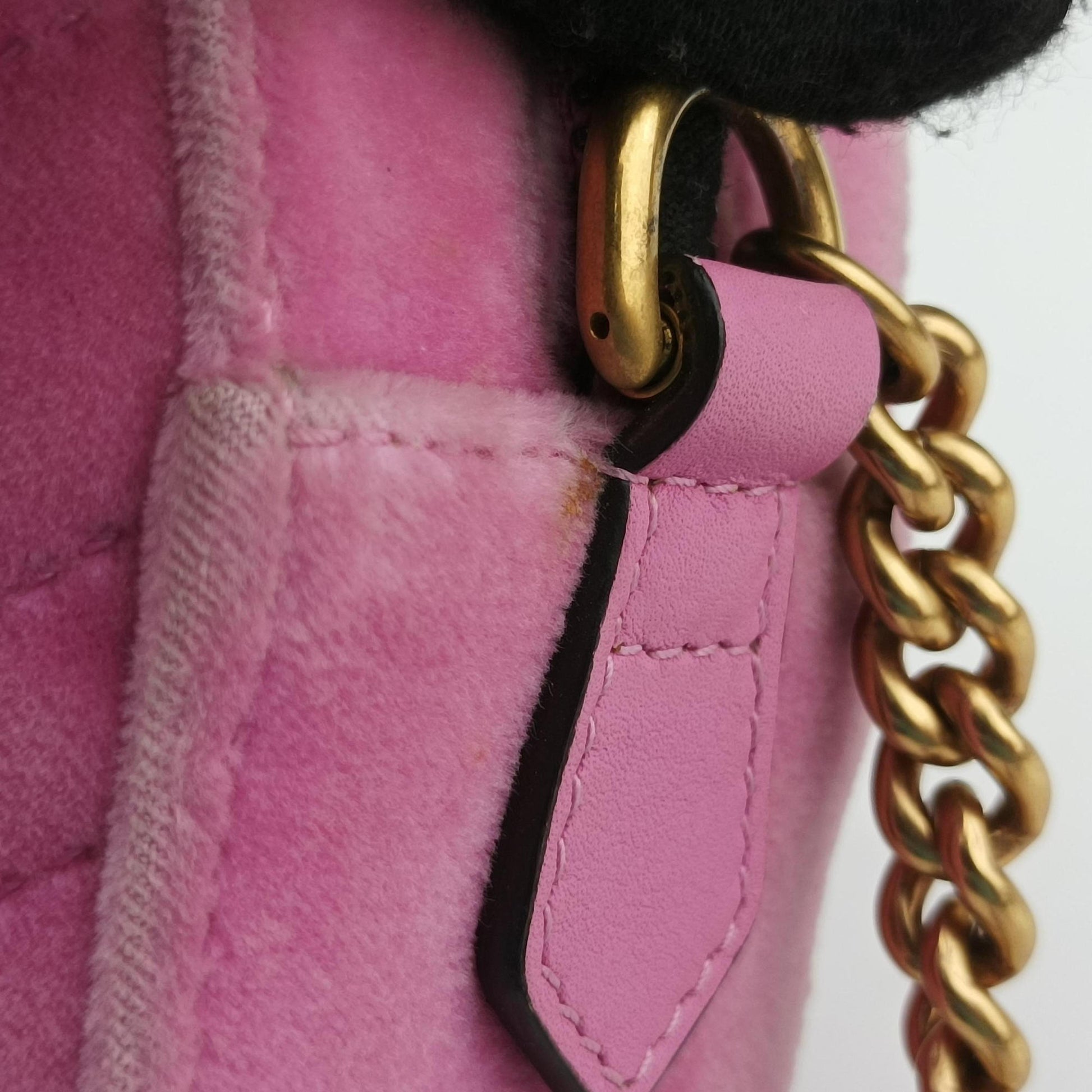 GG Marmont Pink velour 448065 I023189020GGマーモント ピンク ベロア 448065 I023189020