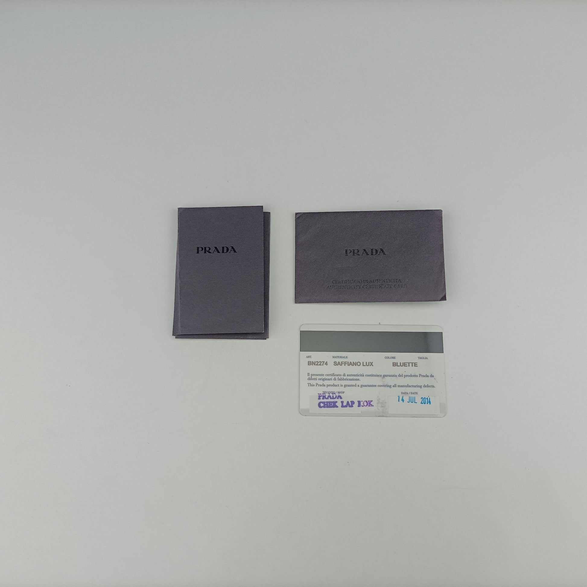 Galleria Blue SAFFIANO Leather BN2274 14/Dガレリア ブルー サフィアーノレザー BN2274 14/D