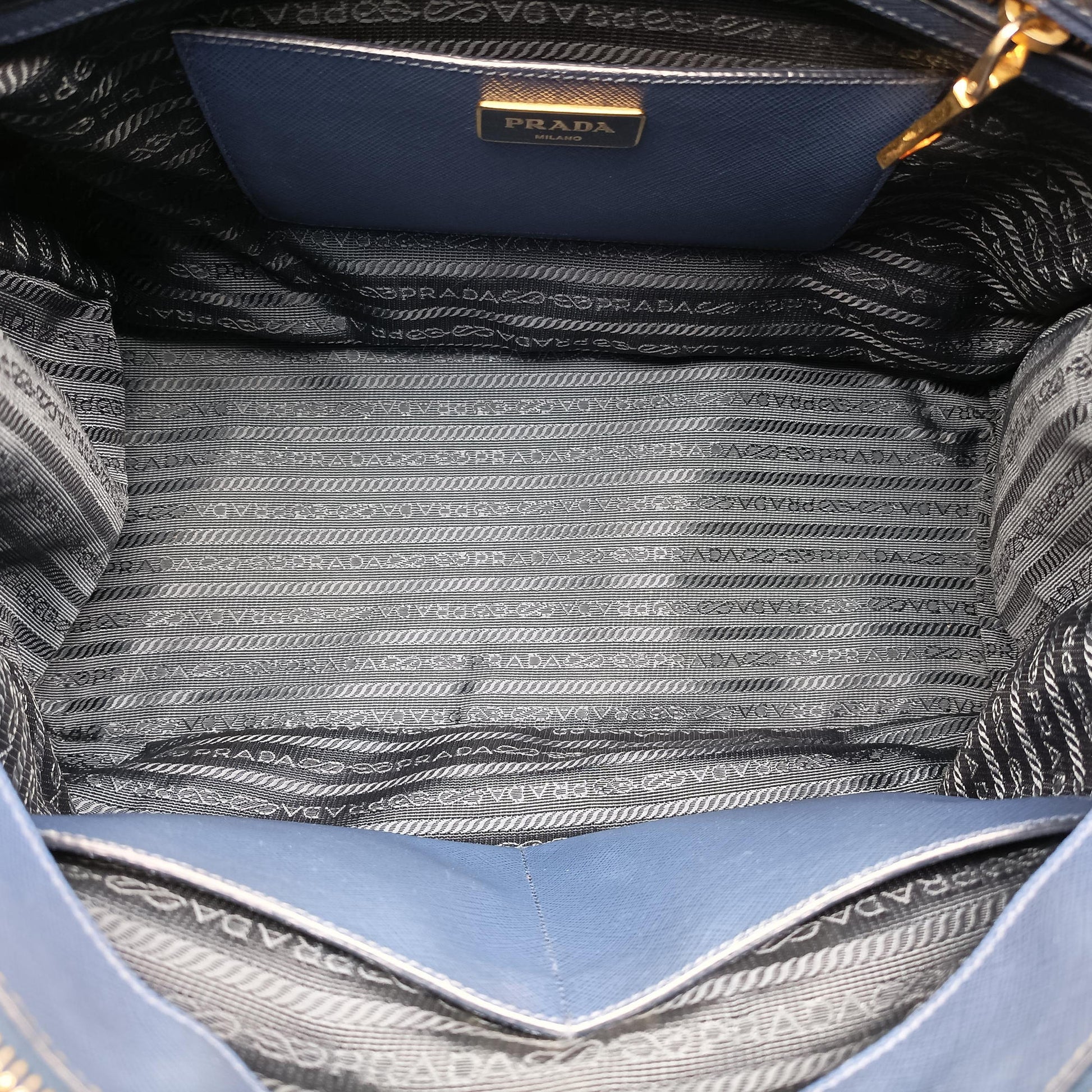 Galleria Blue SAFFIANO Leather BN2274 14/Dガレリア ブルー サフィアーノレザー BN2274 14/D