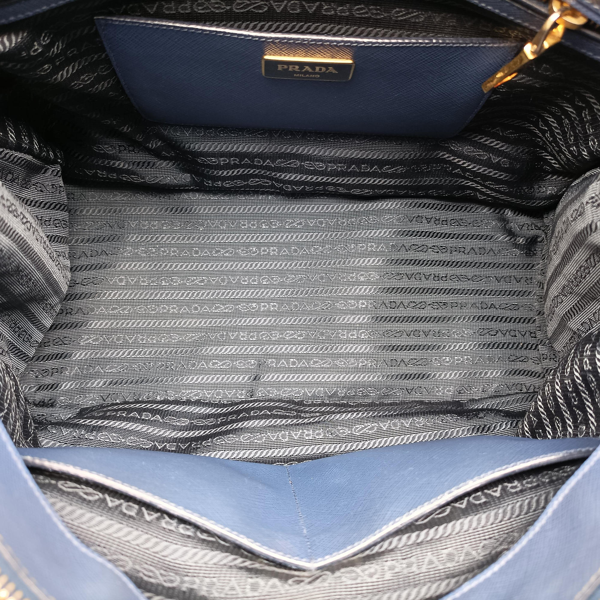 Galleria Blue SAFFIANO Leather BN2274 14/Dガレリア ブルー サフィアーノレザー BN2274 14/D