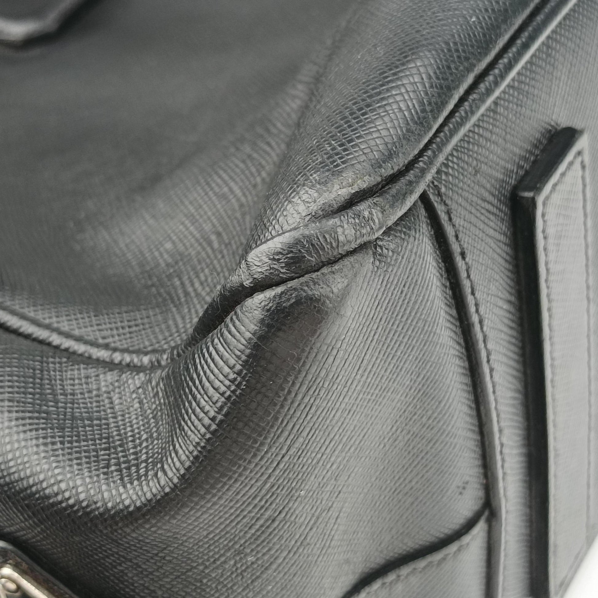 business bag briefcase Black SAFFIANO Leather 2VE363 113 3ビジネスバッグ ブリーフケース ブラック サフィアーノレザー 2VE363 113 3