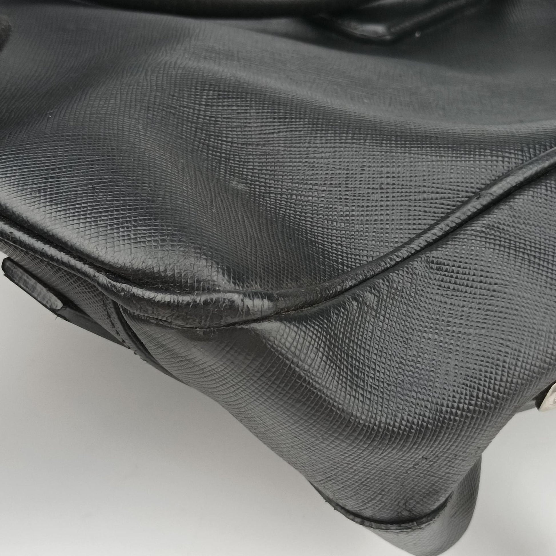 business bag briefcase Black SAFFIANO Leather 2VE363 113 3ビジネスバッグ ブリーフケース ブラック サフィアーノレザー 2VE363 113 3