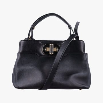 Isabella Rossellini Black Leather AQ.F12.35134イザベラロッセリーニ ブラック レザー AQ.F12.35134