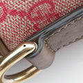 Microguccissima Joy Red×Brown Coated canvas×Leather 322231 I014381574マイクログッチシマ レッド×ブラウン コーティングキャンバスx レザー 322231 I014381574