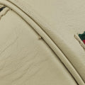 Mayfair Bow Tote beige x White Canvas × Leather 257349 C9366033メイフェア ボウ トート ベージュ×ホワイト キャンバス×レザー 257349 C9366033