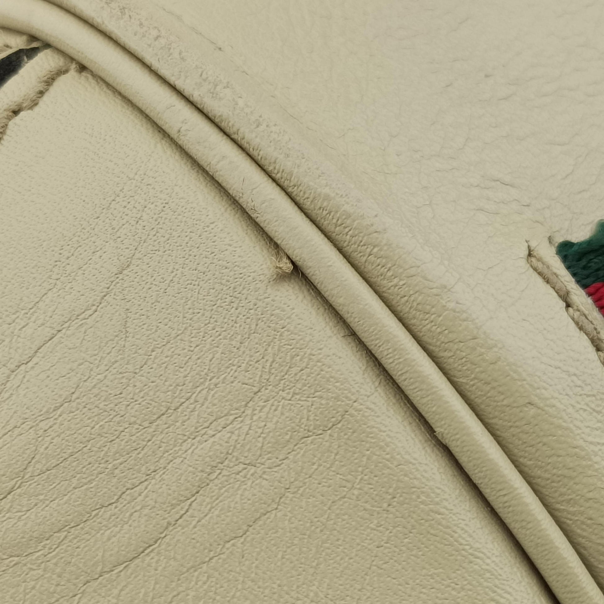 Mayfair Bow Tote beige x White Canvas × Leather 257349 C9366033メイフェア ボウ トート ベージュ×ホワイト キャンバス×レザー 257349 C9366033