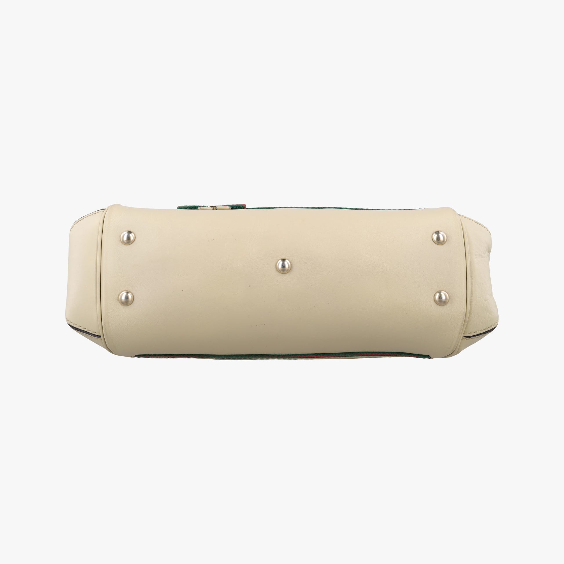 Mayfair Bow Tote beige x White Canvas × Leather 257349 C9366033メイフェア ボウ トート ベージュ×ホワイト キャンバス×レザー 257349 C9366033