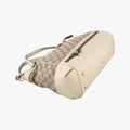 Mayfair Bow Tote beige x White Canvas × Leather 257349 C9366033メイフェア ボウ トート ベージュ×ホワイト キャンバス×レザー 257349 C9366033