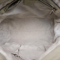 Mayfair Bow Tote beige x White Canvas × Leather 257349 C9366033メイフェア ボウ トート ベージュ×ホワイト キャンバス×レザー 257349 C9366033