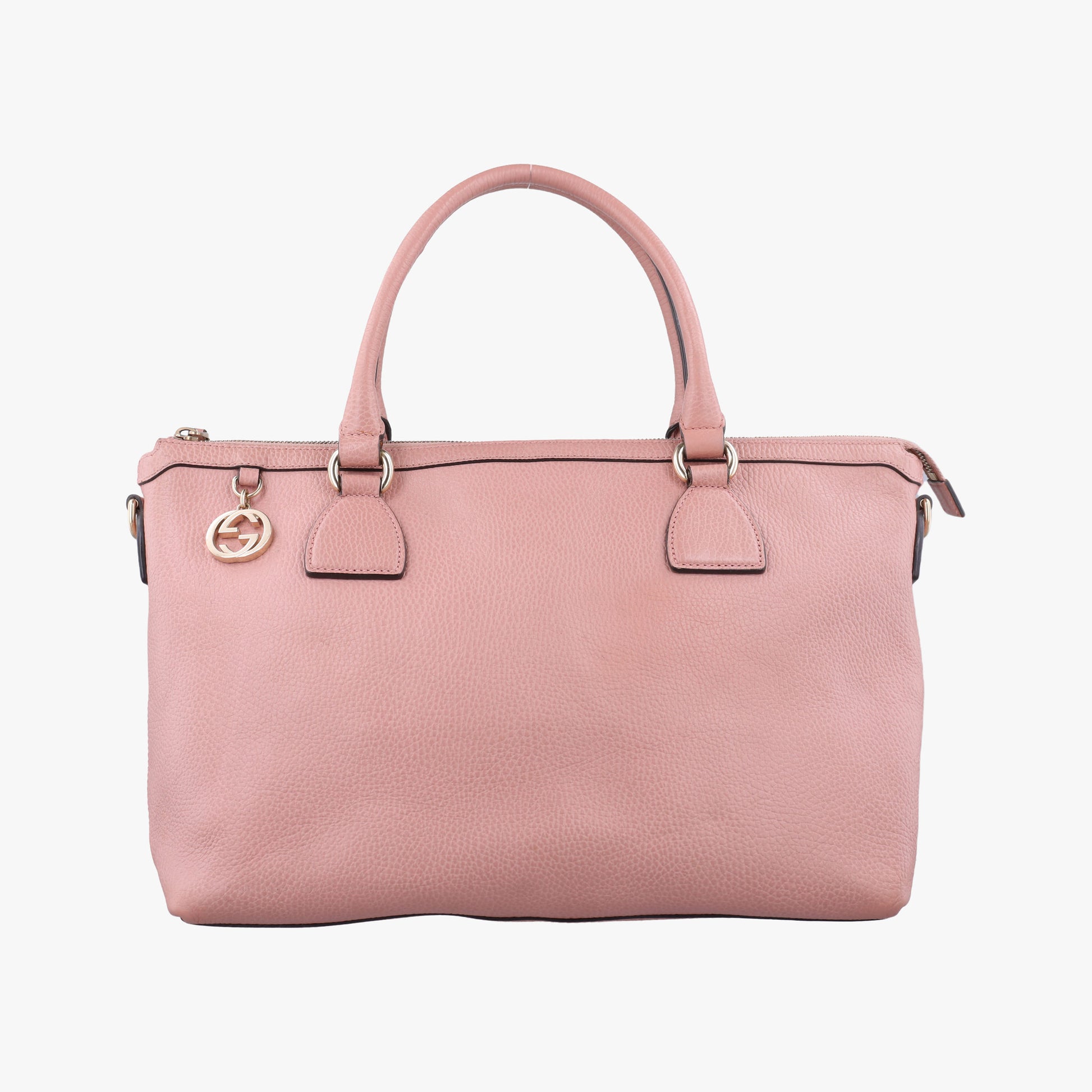 interlocking G Charmy Pink Leather 449650 G021038970インターロッキングG チャーム アウトレット ピンク レザー 449650 G021038970