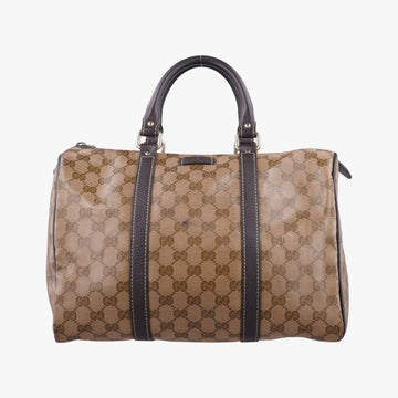 GG Crystal Joy Brown PVC coated canvas 296021 F012389146GG クリスタル ジョイ ブラウン PVCコーティングキャンバス 296021 F012389146