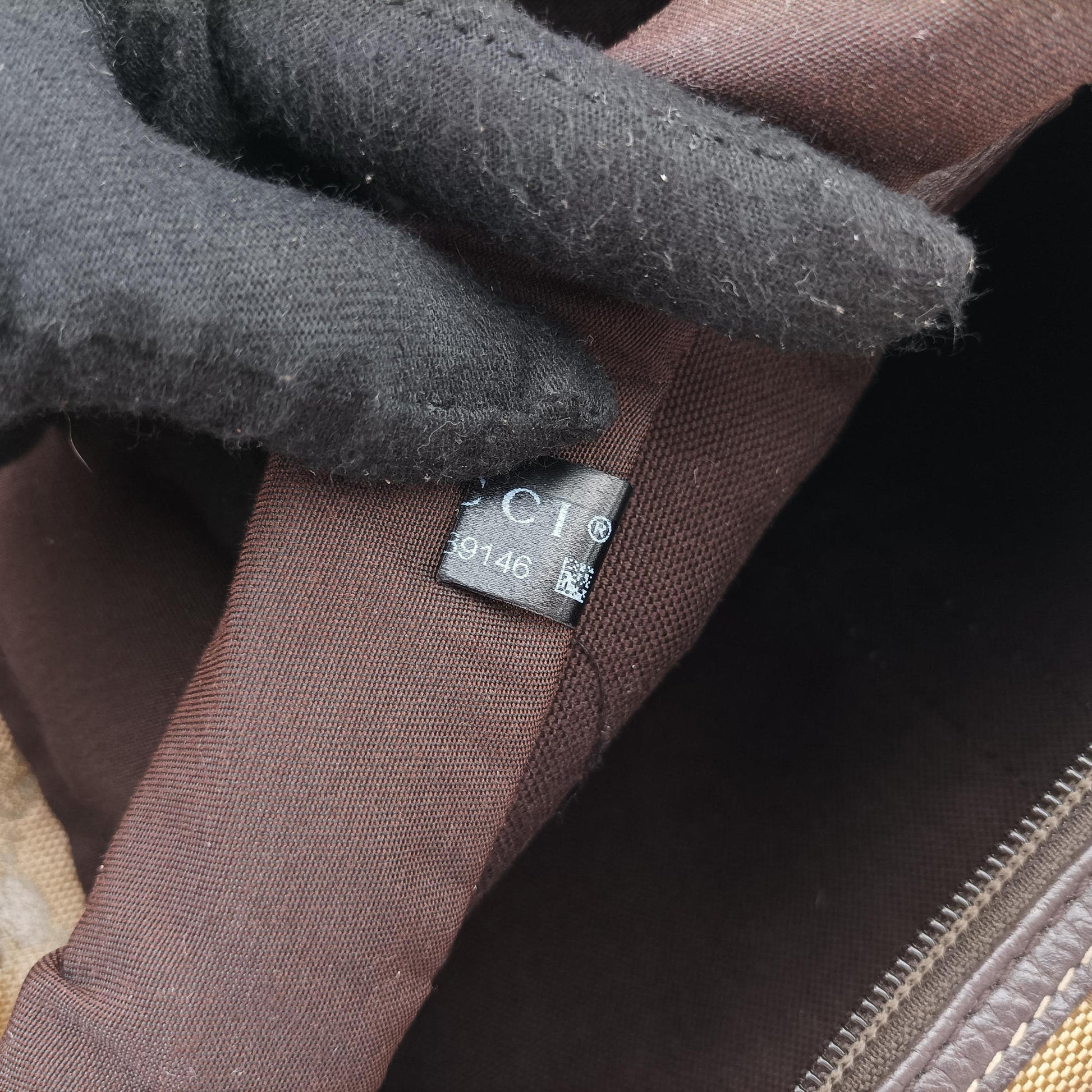 GG Crystal Joy Brown PVC coated canvas 296021 F012389146GG クリスタル ジョイ ブラウン PVCコーティングキャンバス 296021 F012389146