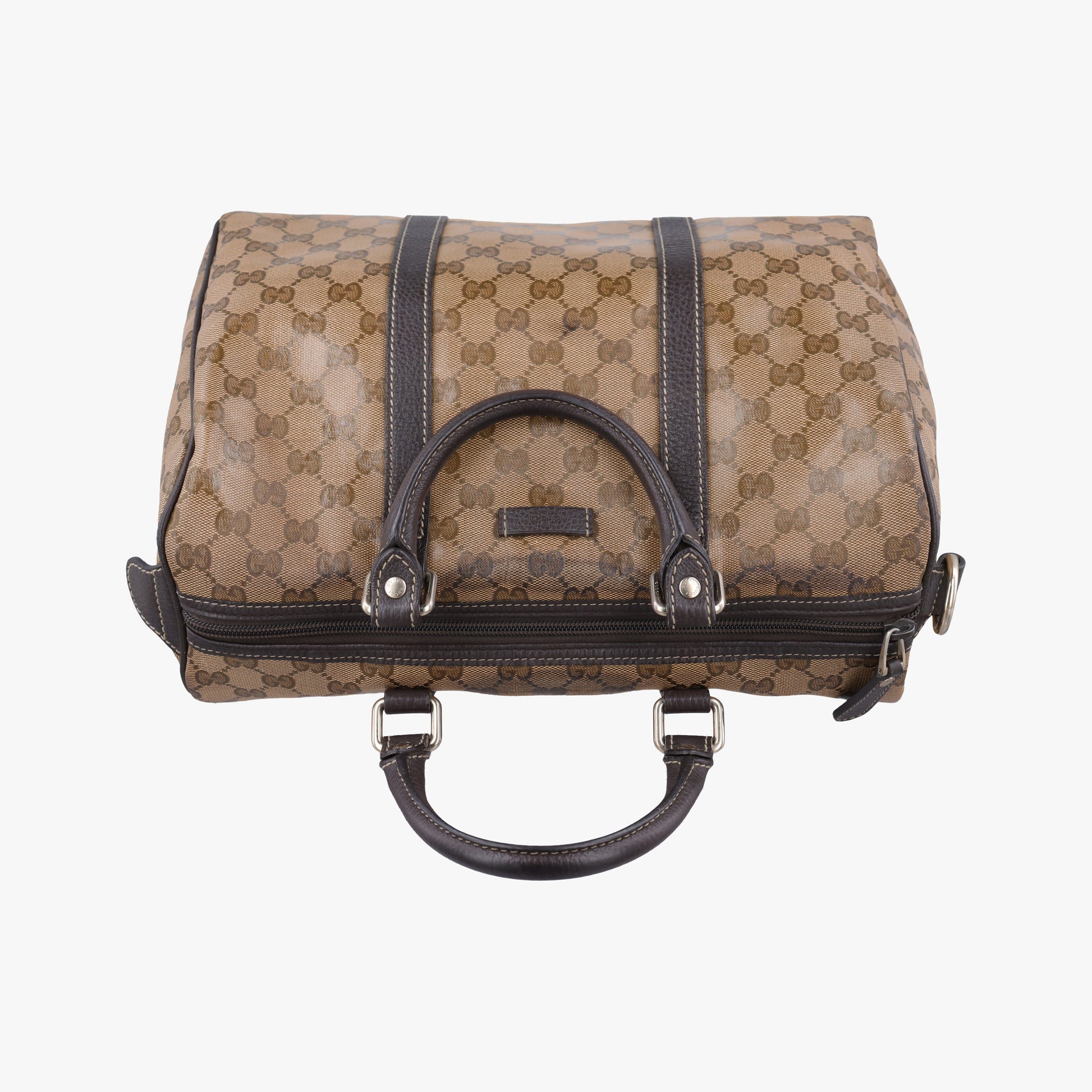 GG Crystal Joy Brown PVC coated canvas 296021 F012389146GG クリスタル ジョイ ブラウン PVCコーティングキャンバス 296021 F012389146