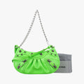 Le Cagole Green lambskin 695814.3817.0.000959ルカゴール グリーン ラムスキン 695814.3817.0.000959