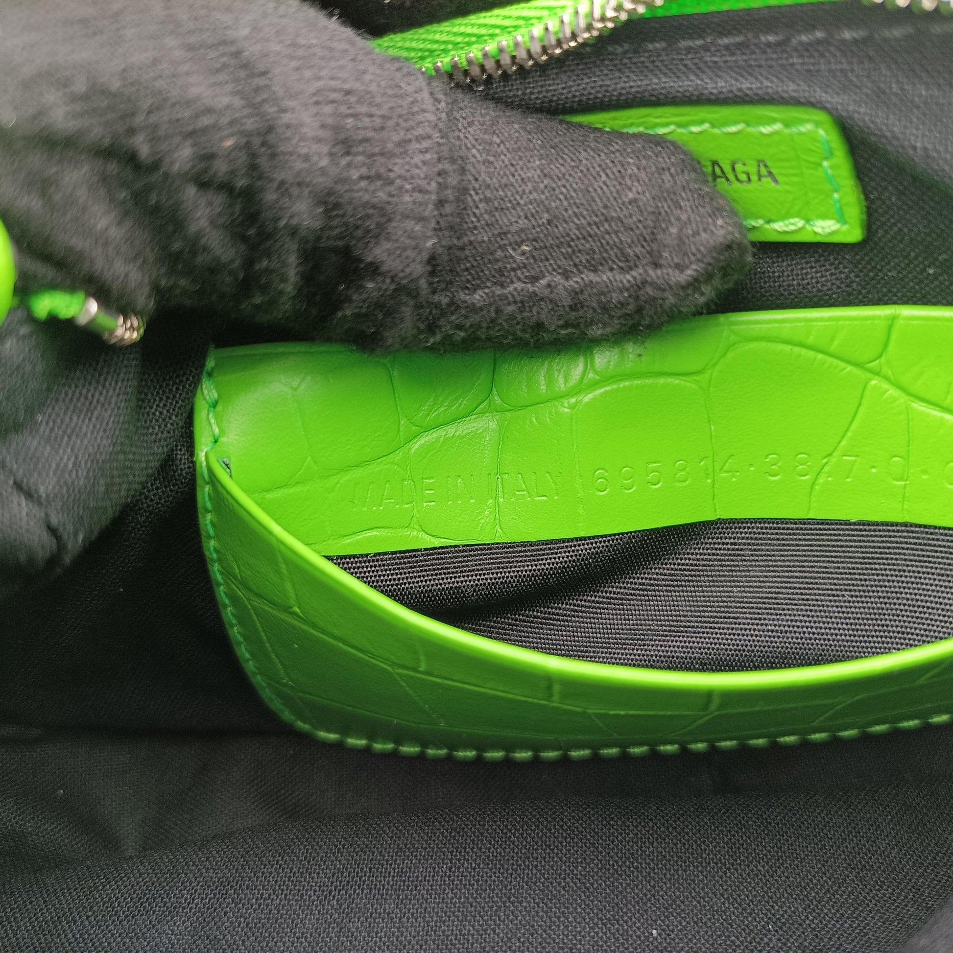 Le Cagole Green lambskin 695814.3817.0.000959ルカゴール グリーン ラムスキン 695814.3817.0.000959
