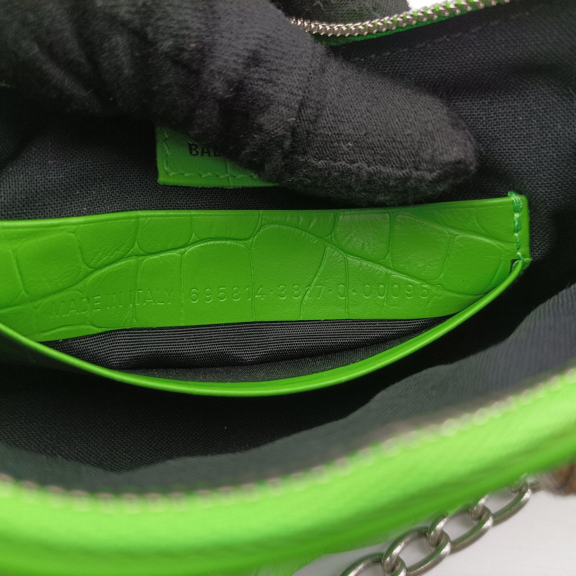 Le Cagole Green lambskin 695814.3817.0.000959ルカゴール グリーン ラムスキン 695814.3817.0.000959