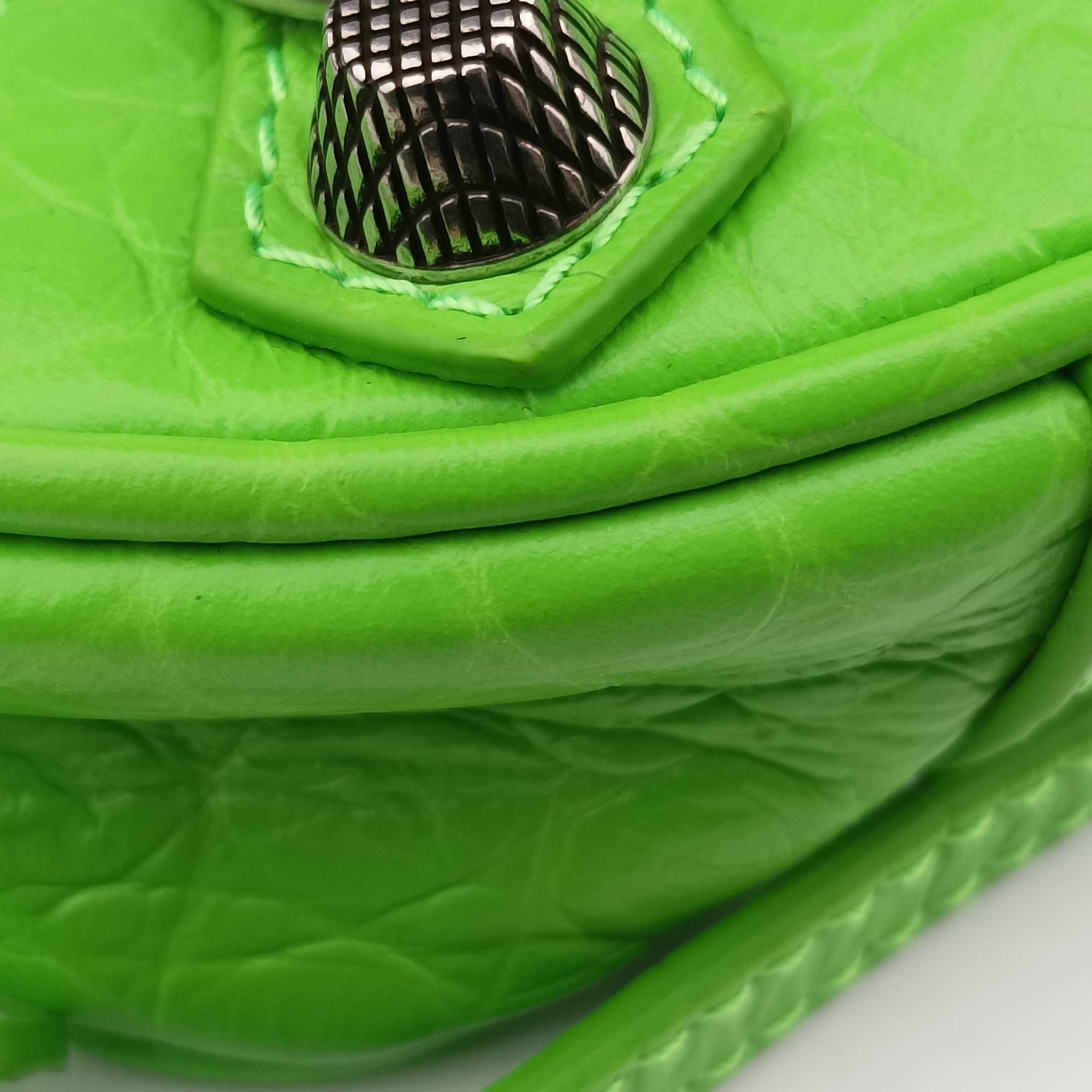 Le Cagole Green lambskin 695814.3817.0.000959ルカゴール グリーン ラムスキン 695814.3817.0.000959