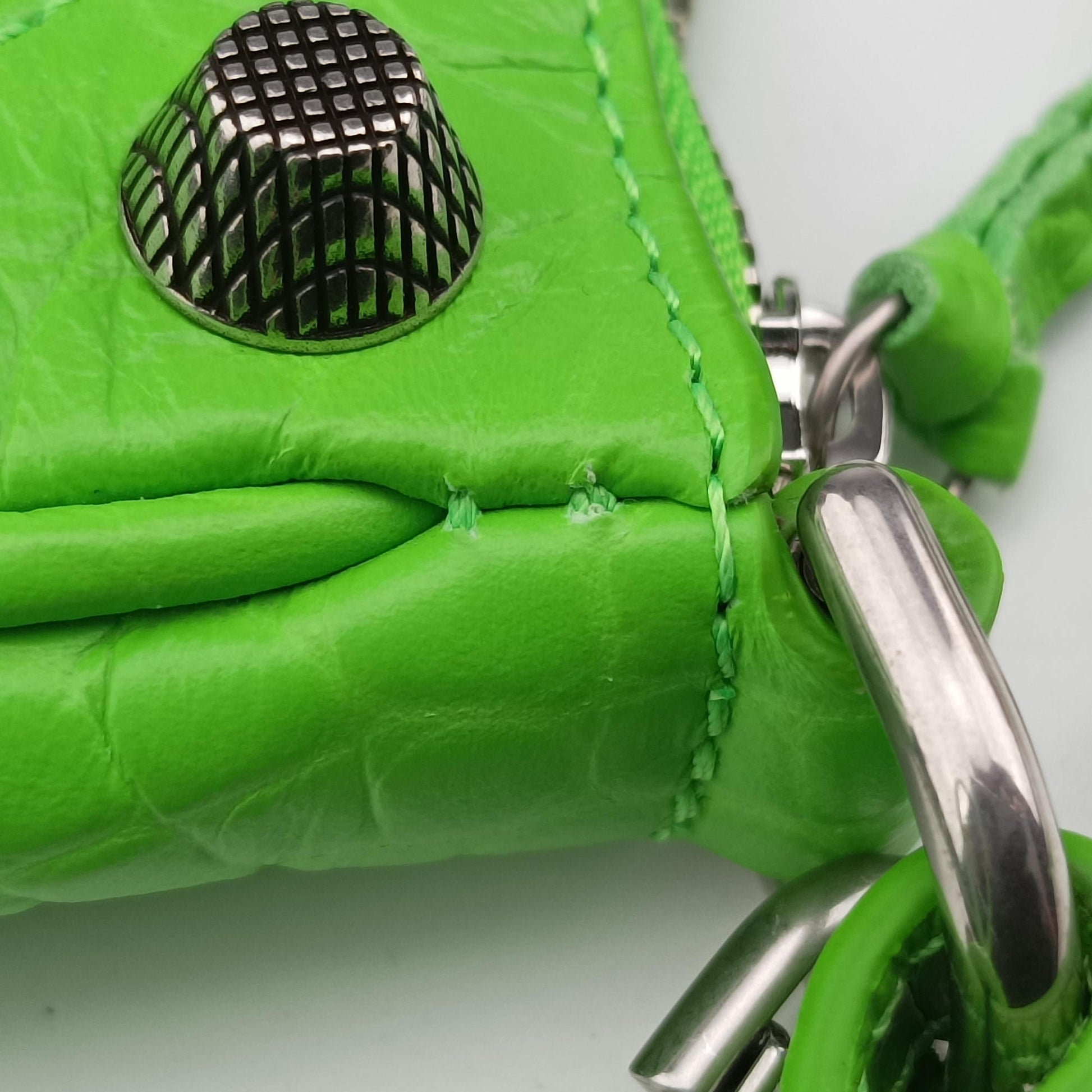 Le Cagole Green lambskin 695814.3817.0.000959ルカゴール グリーン ラムスキン 695814.3817.0.000959