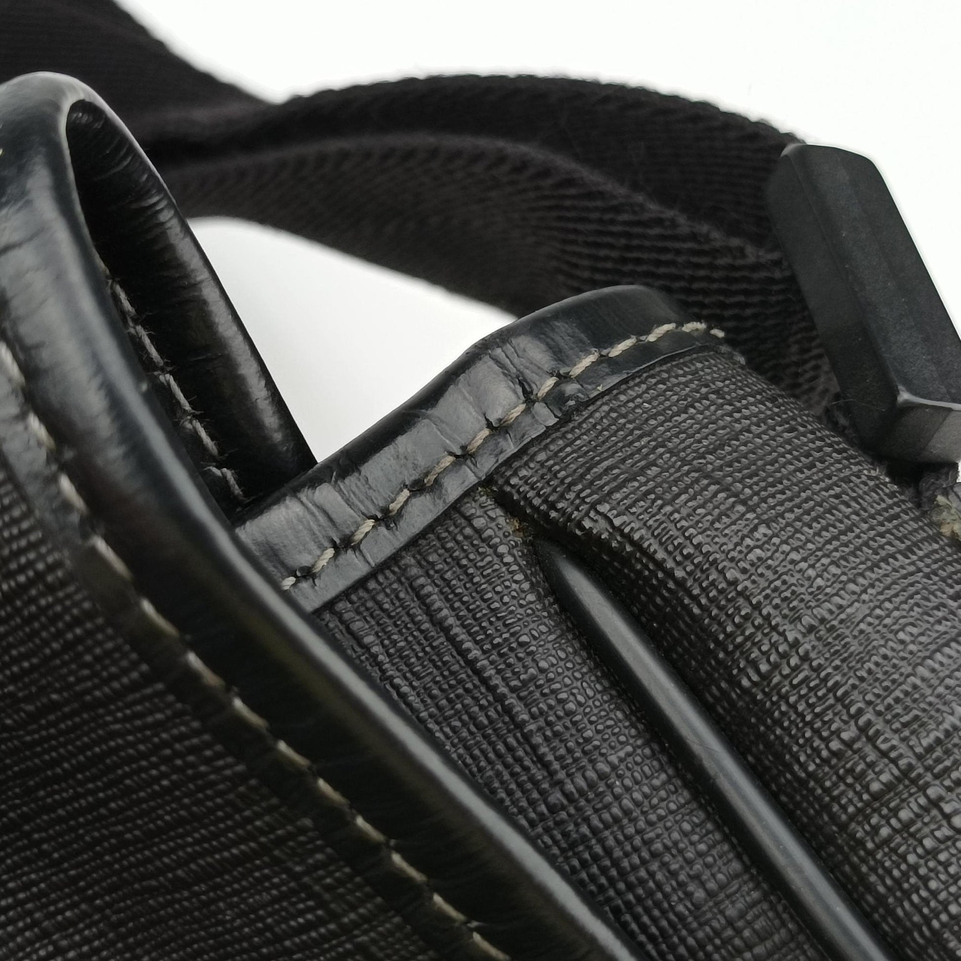 Interlocking G Messenger Black PVC coated canvas 223661 D8872325インターロッキングGメッセンジャー ブラック PVCコーティングキャンバス 223661 D8872325