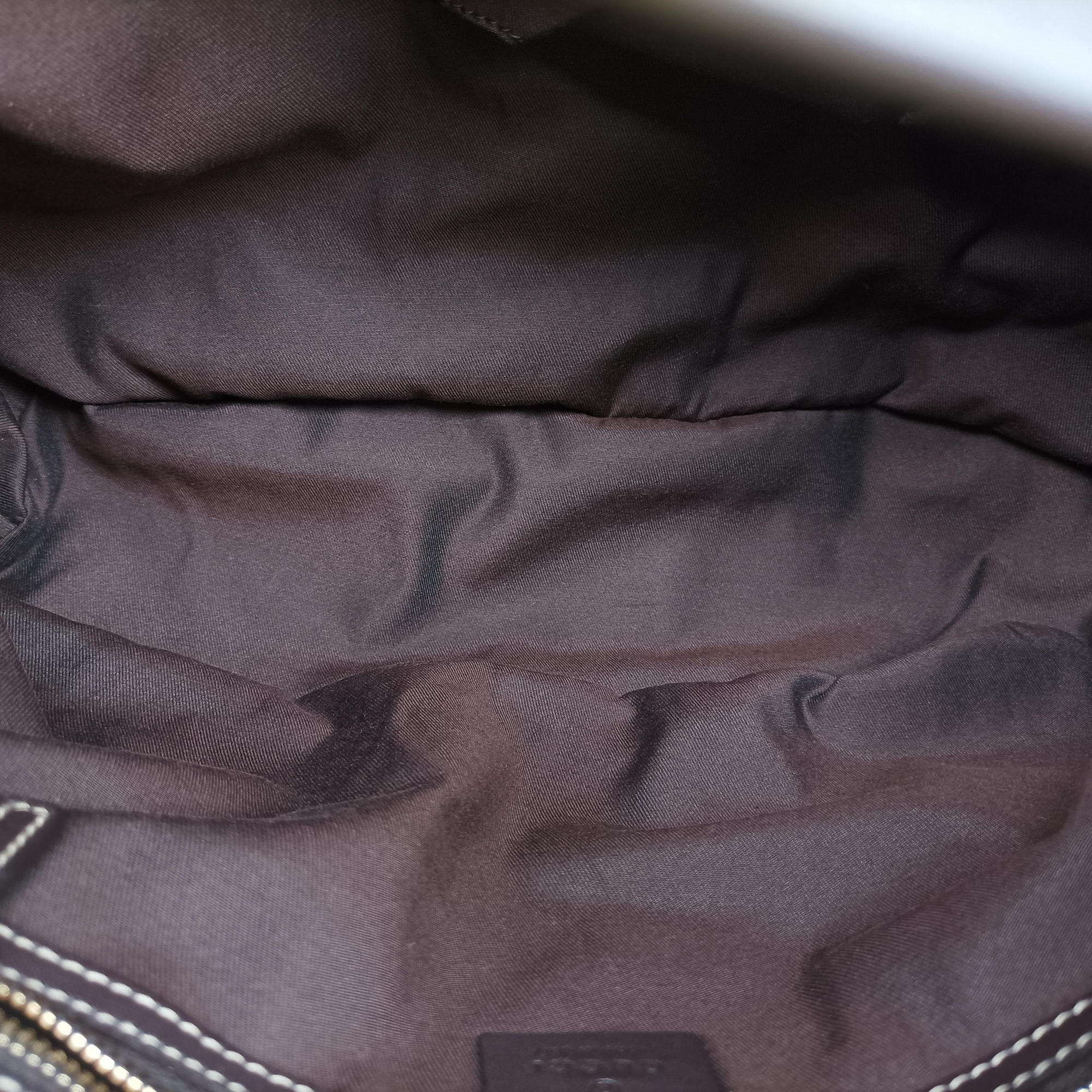 GG Crystal Beige × Brown PVC coated canvas ×Leather Trim 223965 A4970781GG クリスタル ベージュ× ブラウン PVCコーティングキャンバス × レザー 223965 A4970781