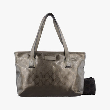 GG Imprime Metallic Gray Gold PVC coated canvas 211137 I5834287GGインプリメ メタリックグレーゴールド PVCコーティングキャンバス 211137 I5834287