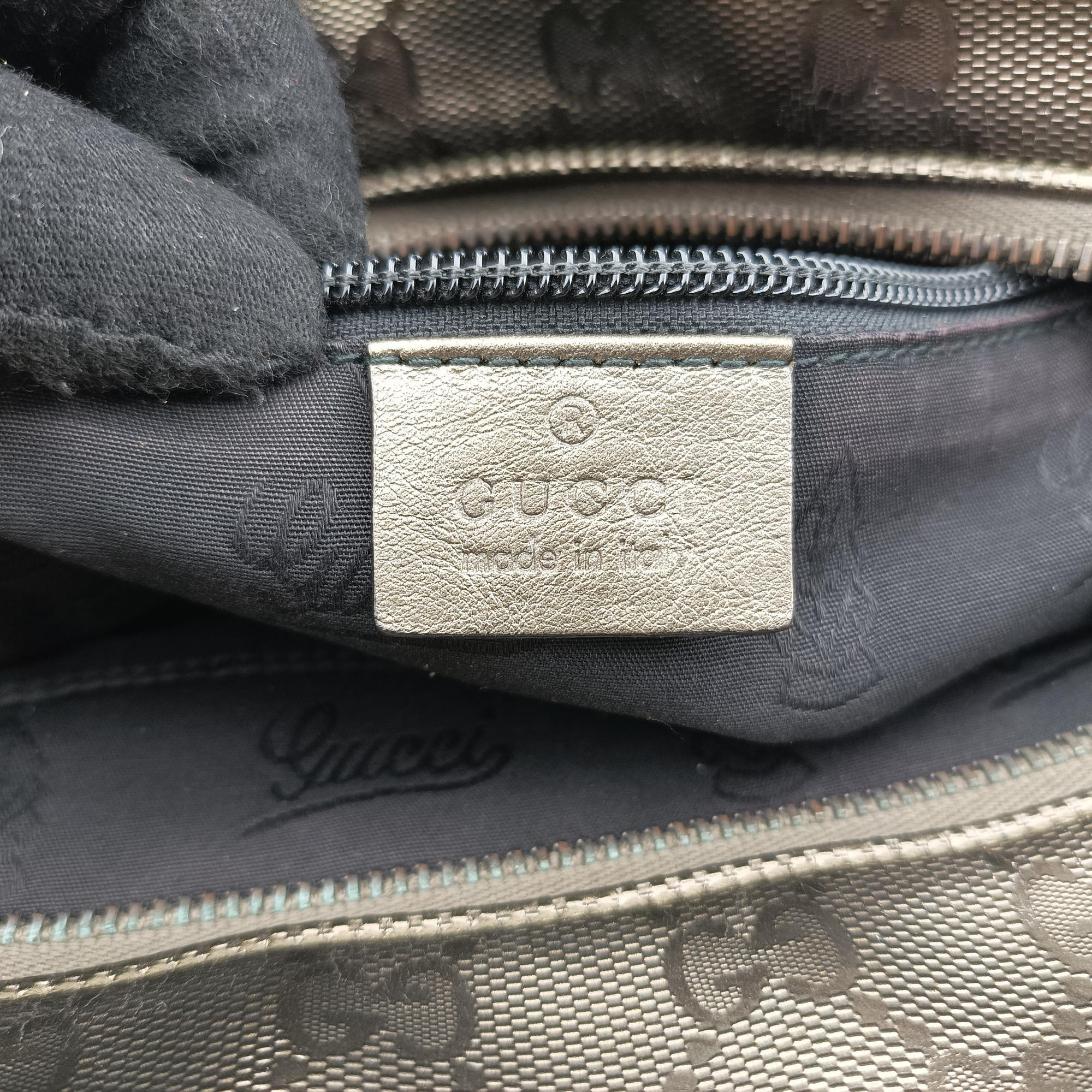 GG Imprime Metallic Gray Gold PVC coated canvas 211137 I5834287GGインプリメ メタリックグレーゴールド PVCコーティングキャンバス 211137 I5834287