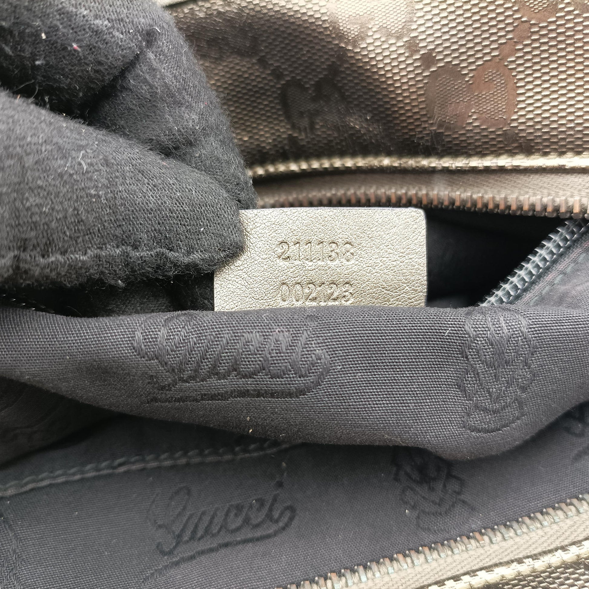 GG Imprime Metallic Gray Gold PVC coated canvas 211137 I5834287GGインプリメ メタリックグレーゴールド PVCコーティングキャンバス 211137 I5834287