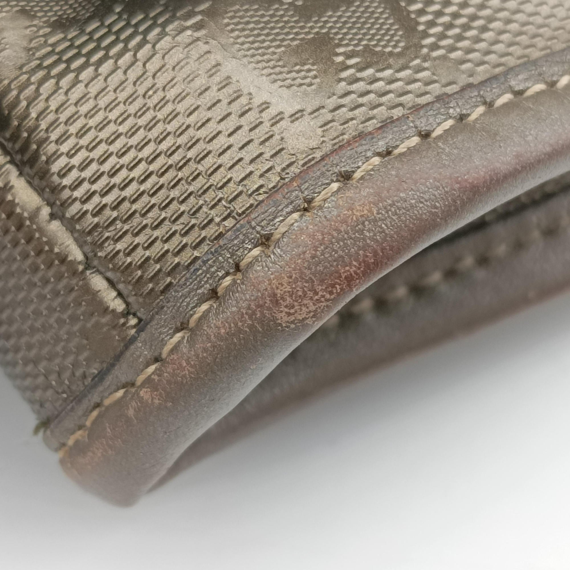 GG Imprime Metallic Gray Gold PVC coated canvas 211137 I5834287GGインプリメ メタリックグレーゴールド PVCコーティングキャンバス 211137 I5834287
