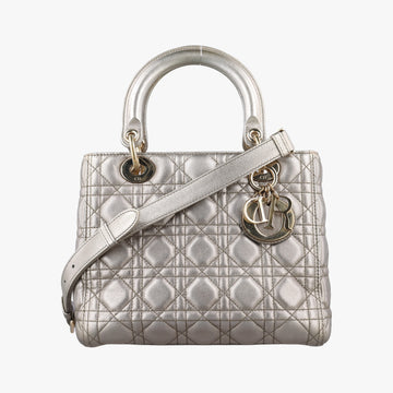 Lady Dior Gold lambskin 18-MA-0158レディディオール ゴールド系 ラムスキン 18-MA-0158