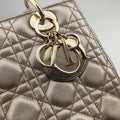 Lady Dior Gold lambskin 18-MA-0158レディディオール ゴールド系 ラムスキン 18-MA-0158