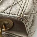 Lady Dior Gold lambskin 18-MA-0158レディディオール ゴールド系 ラムスキン 18-MA-0158